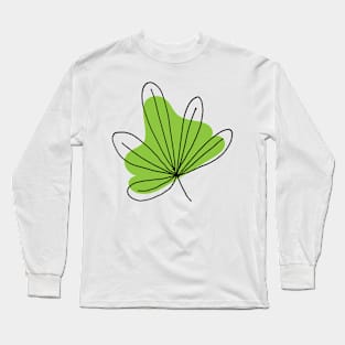 leaf art drawing Long Sleeve T-Shirt